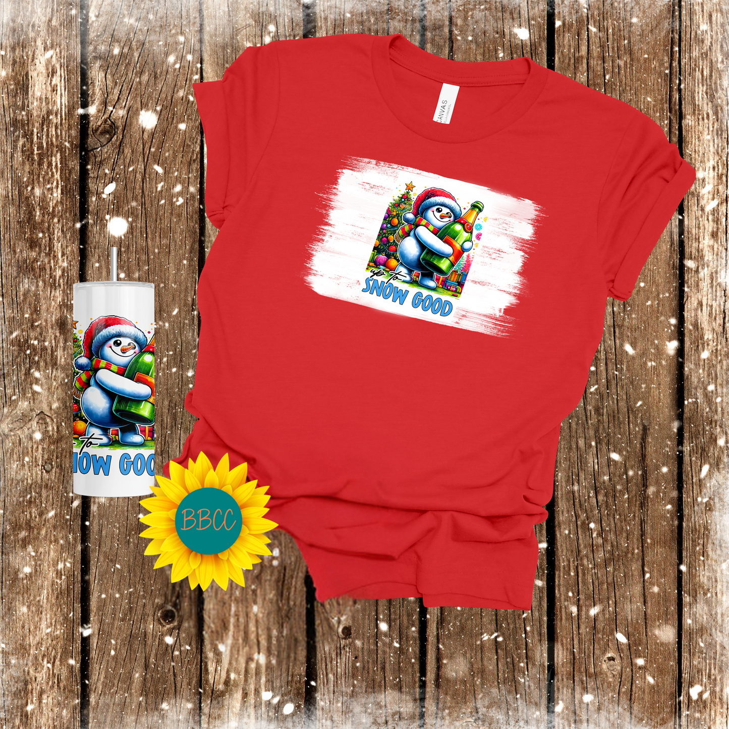 Snow Good Tumbler & T - Shirt Bundle