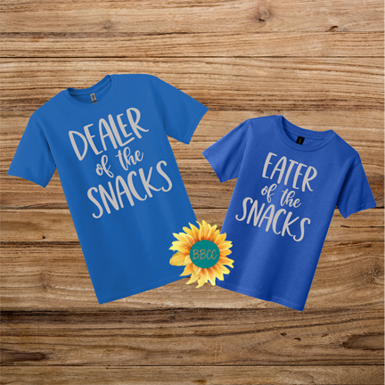 Snacks Family Matching Shirts