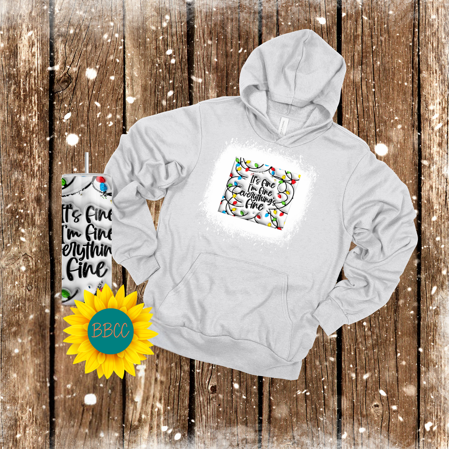 Everything's Fine Hoodie & Tumbler Bundle
