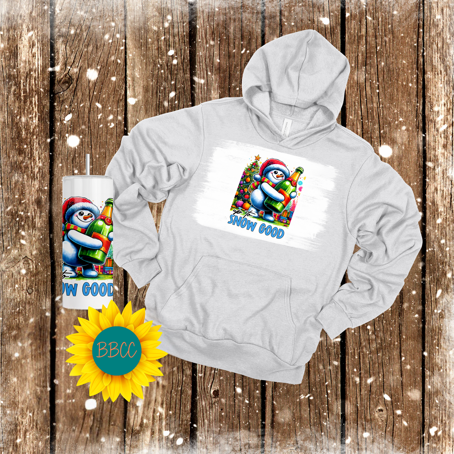 Snow Good Hoodie & Tumbler Bundle