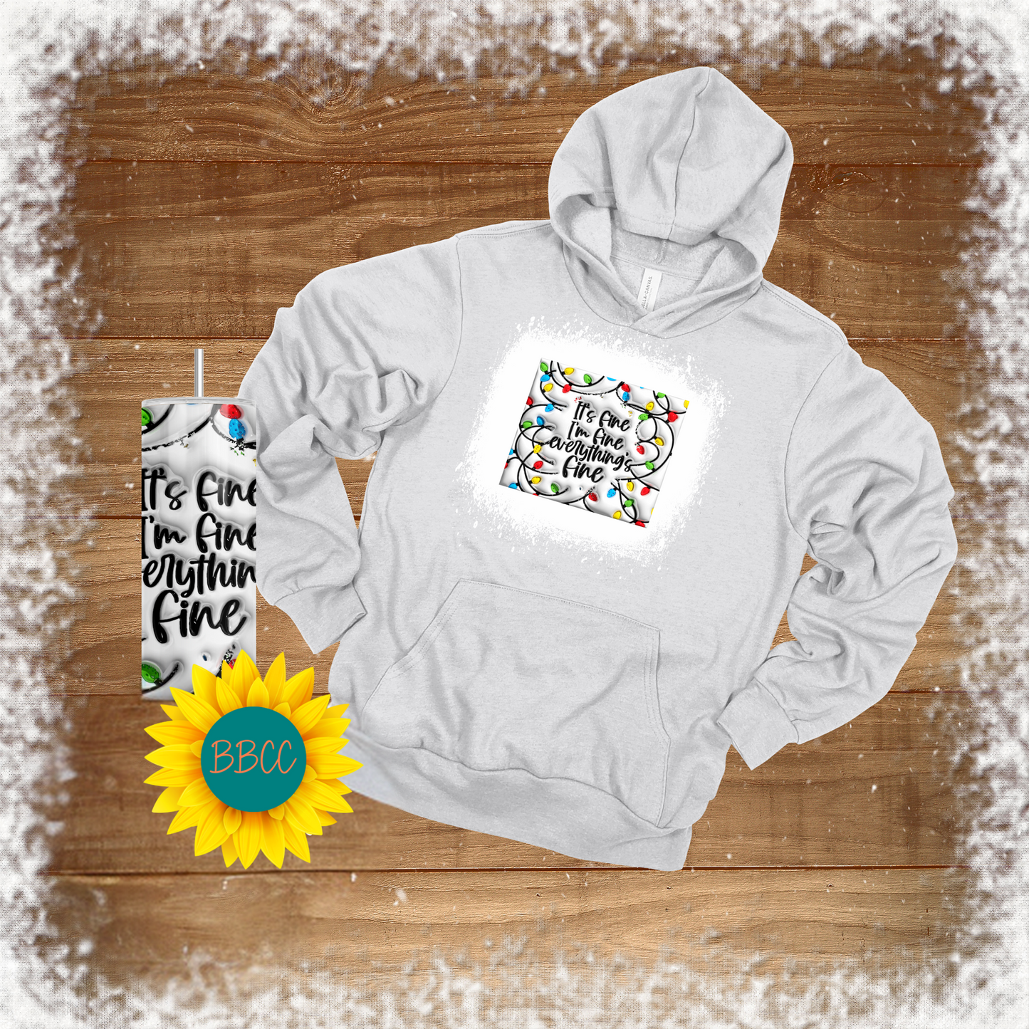 Everything's Fine Hoodie & Tumbler Bundle