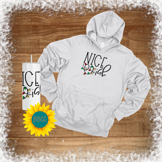 Adult Nice-ish Hoodie & Tumbler Bundle