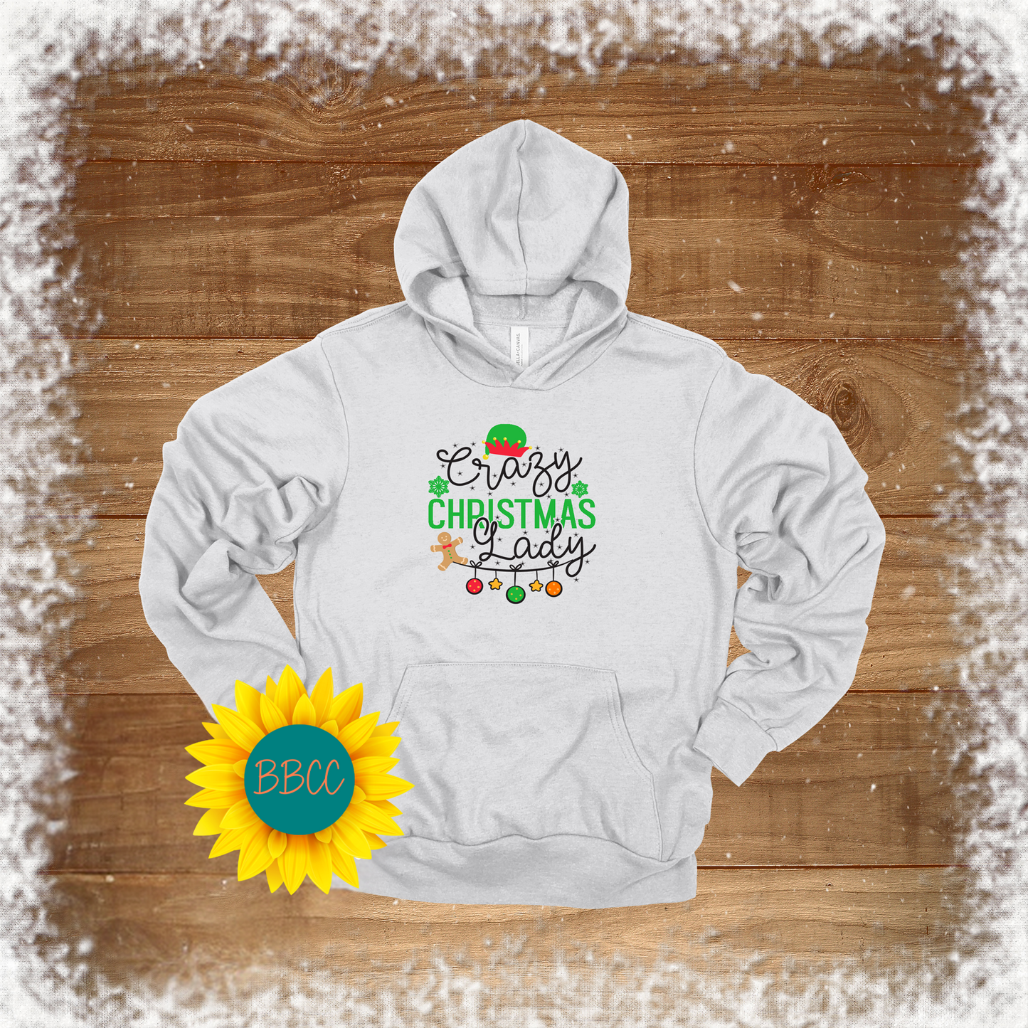 Crazy Christmas Lady Hoodie