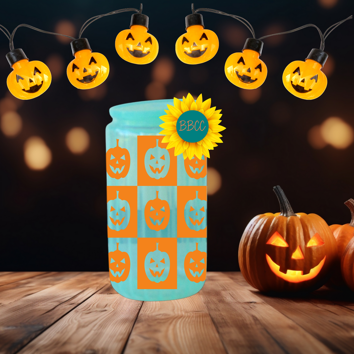 Grin Grid Glow Tumbler