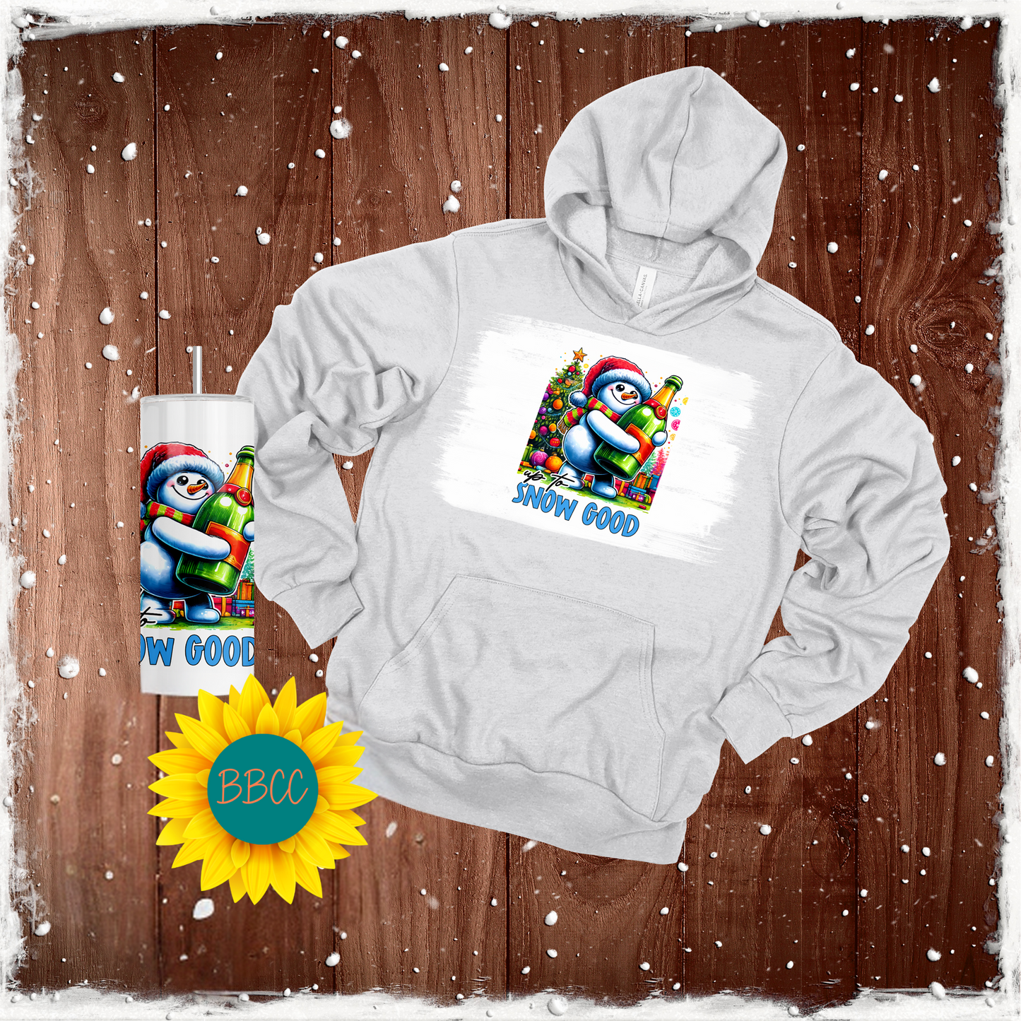 Snow Good Hoodie & Tumbler Bundle
