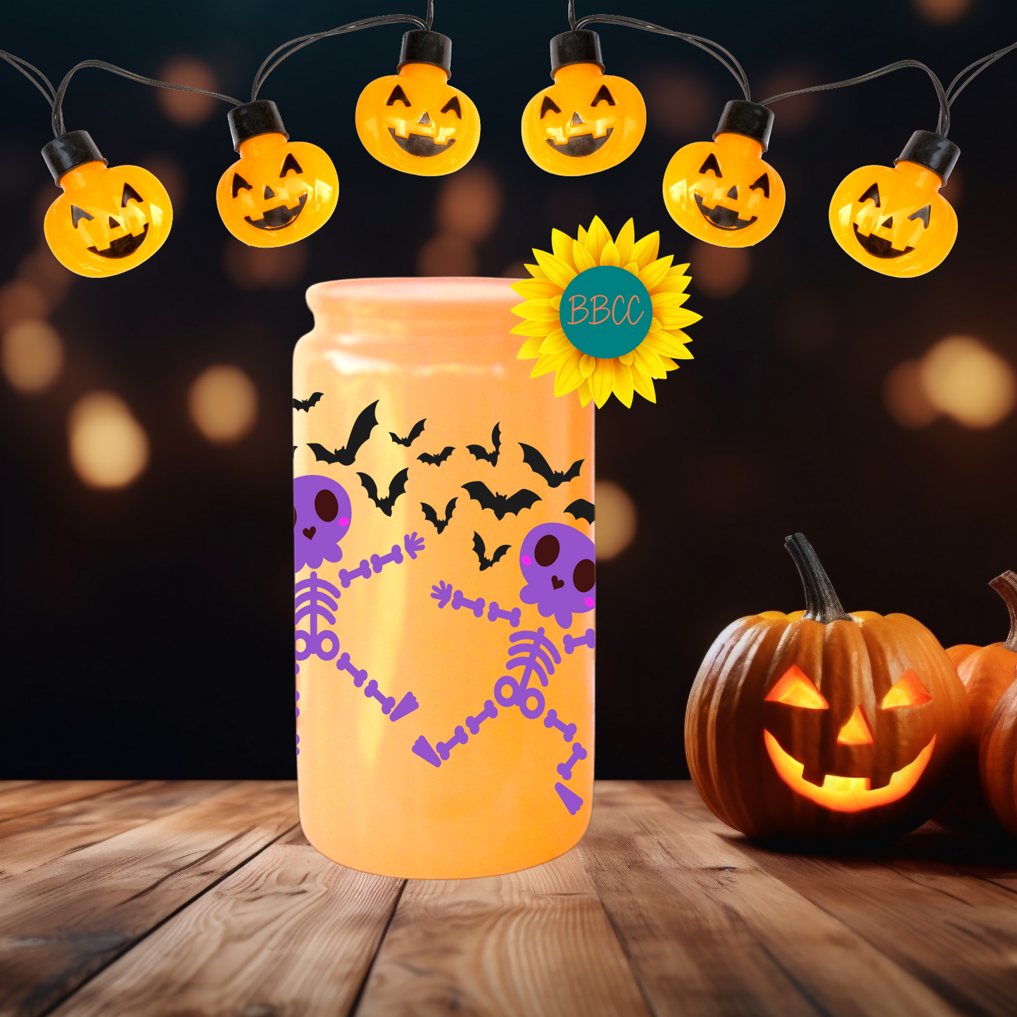 Bone Bat Blaze Tumbler