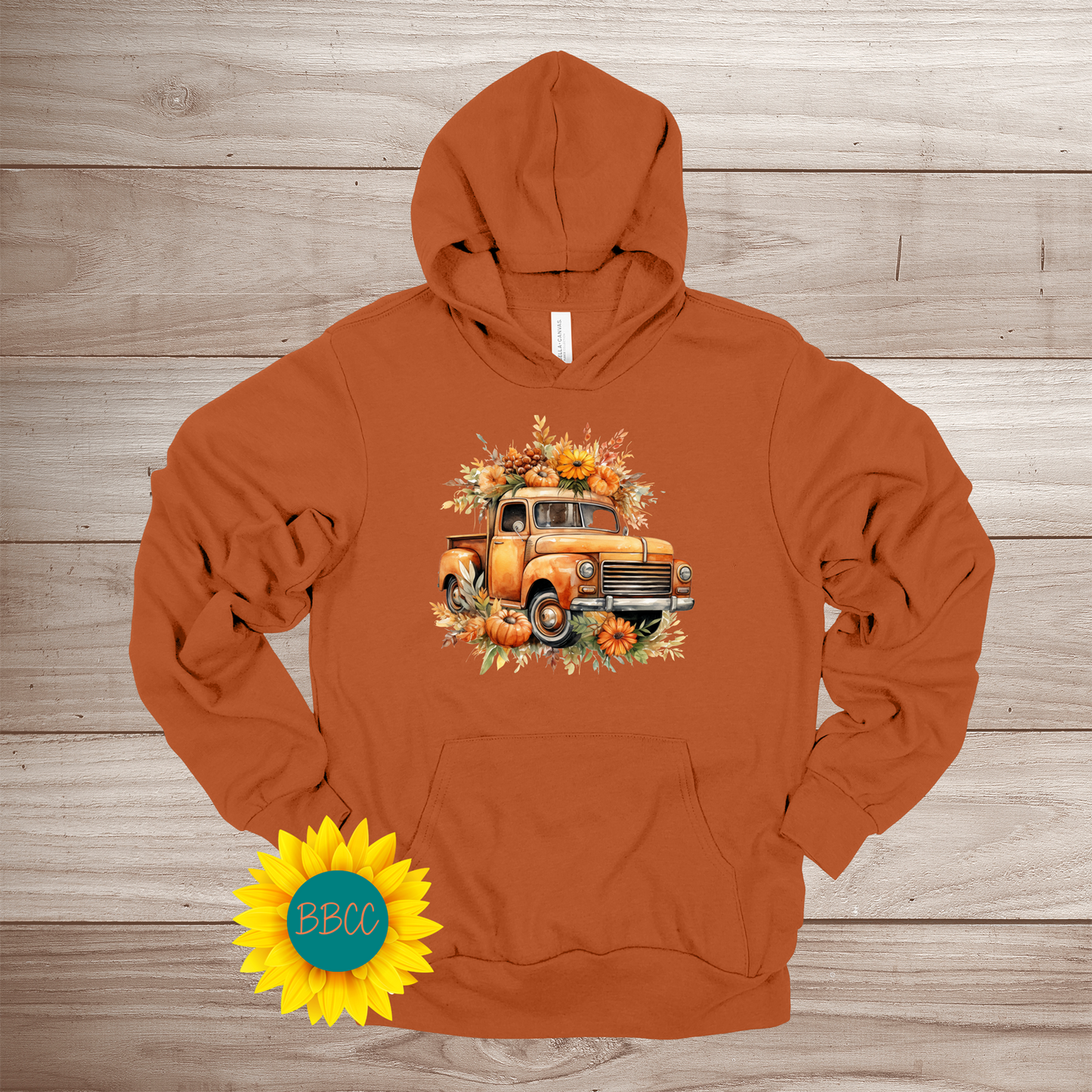Sunflower Truck Hoodie