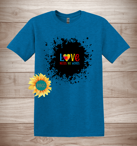 Adult Autism Awareness Love T-Shirt