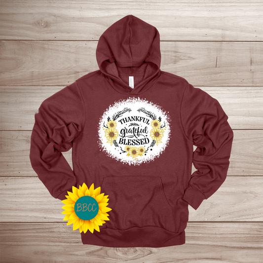 Thankful, Grateful, Blessed Hoodie