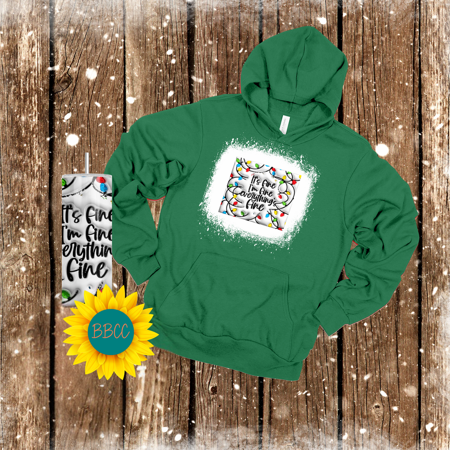 Everything's Fine Hoodie & Tumbler Bundle