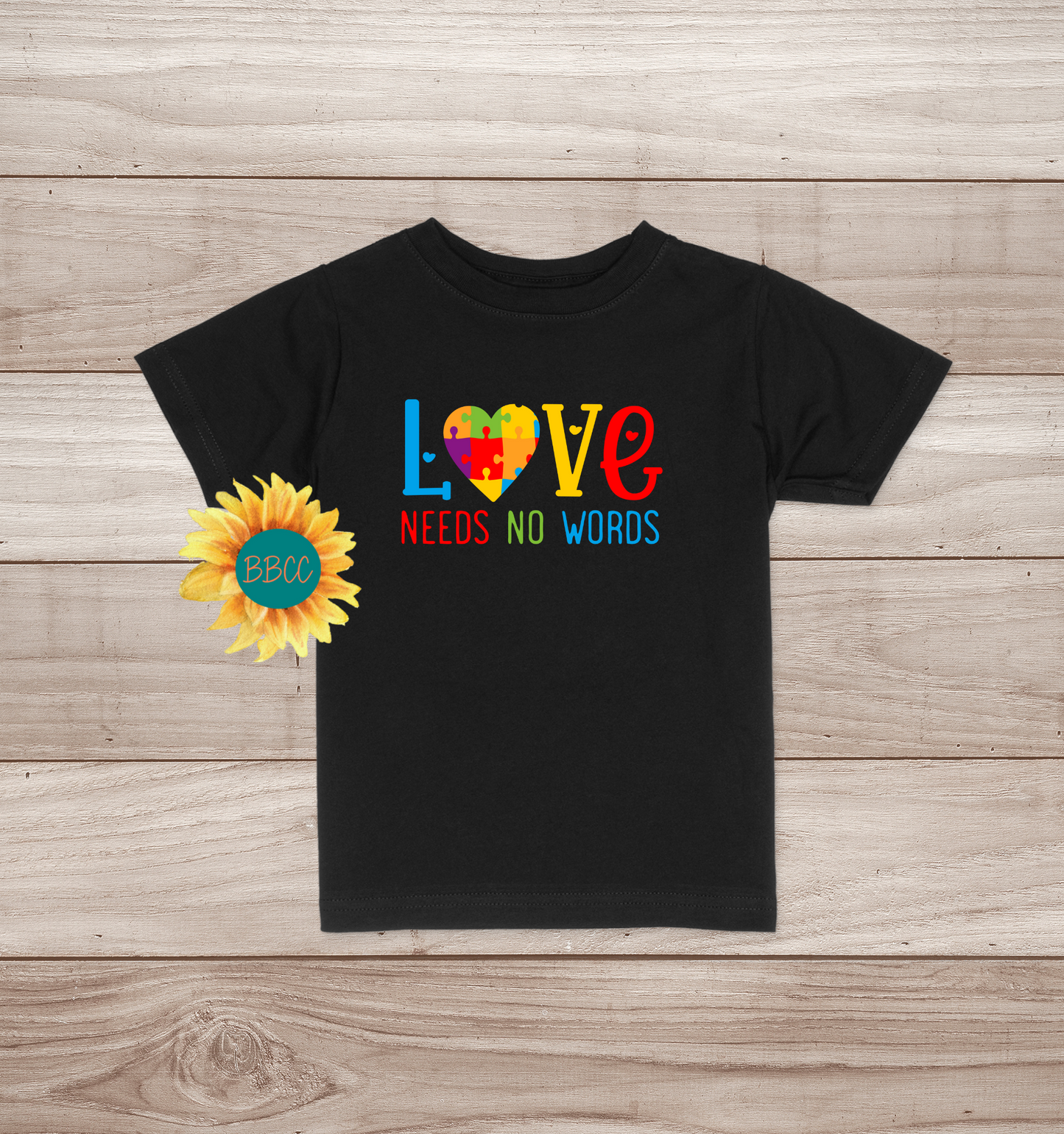 Toddler Autism Awareness Love T-Shirt