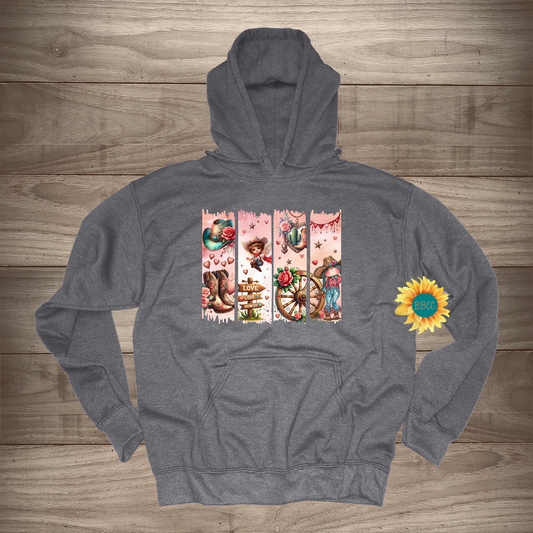 Western Valentine Hoodie