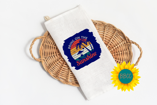 Bring on the Sunshine Tea Towel