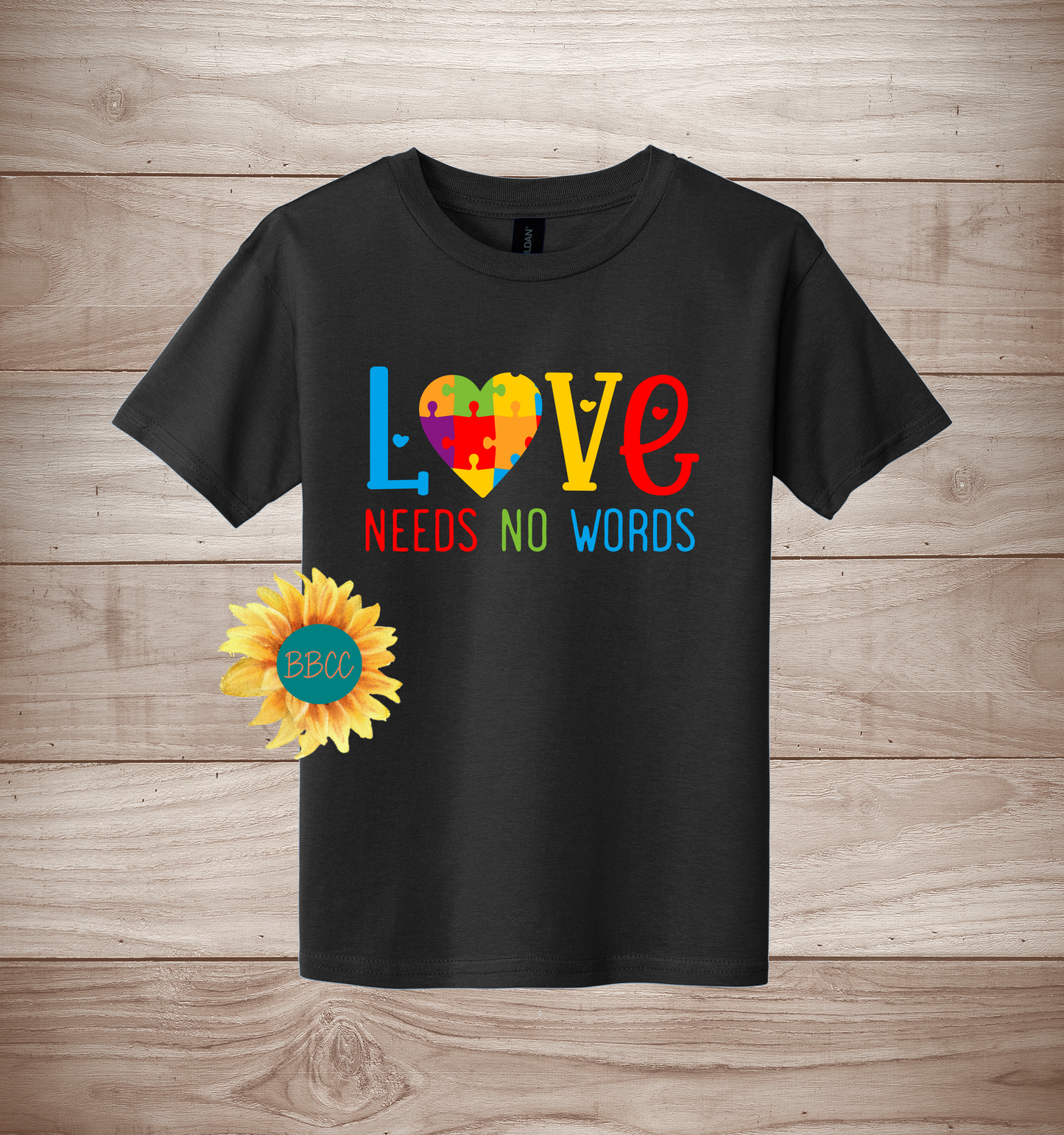 Youth Autism Awareness Love T-Shirt