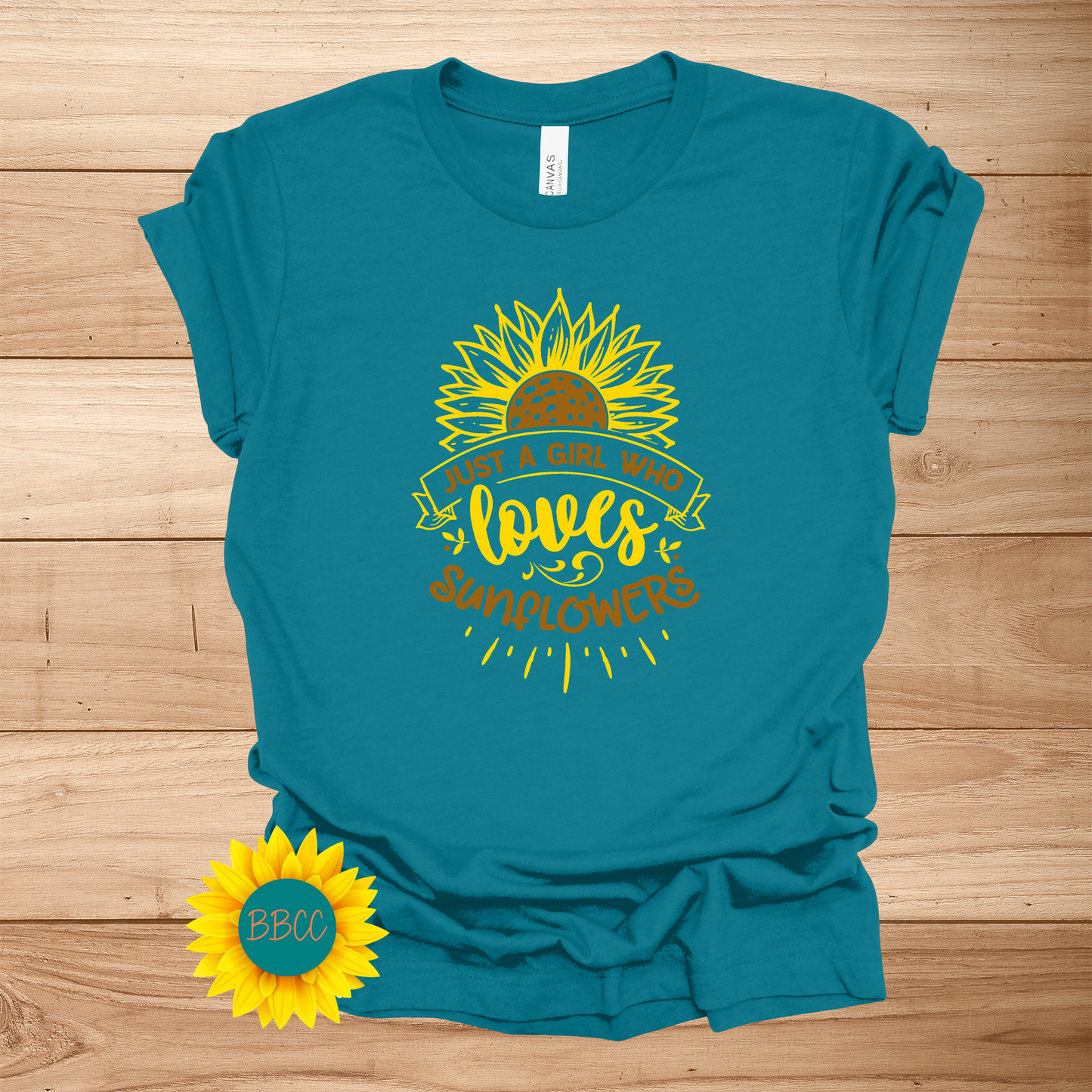 Sunflower Loving Girl T-Shirt