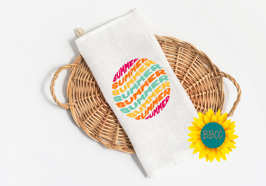 Summer Ball Tea Towel