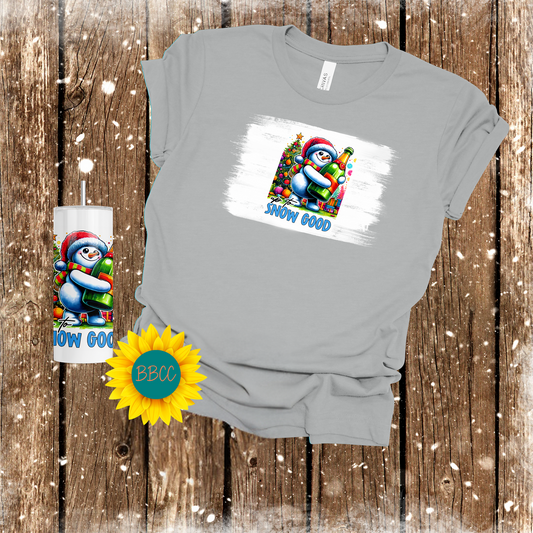 Snow Good Tumbler & T - Shirt Bundle