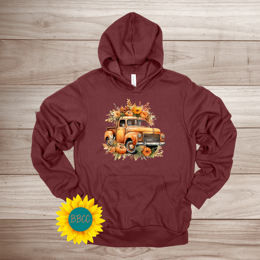 Sunflower Truck Hoodie