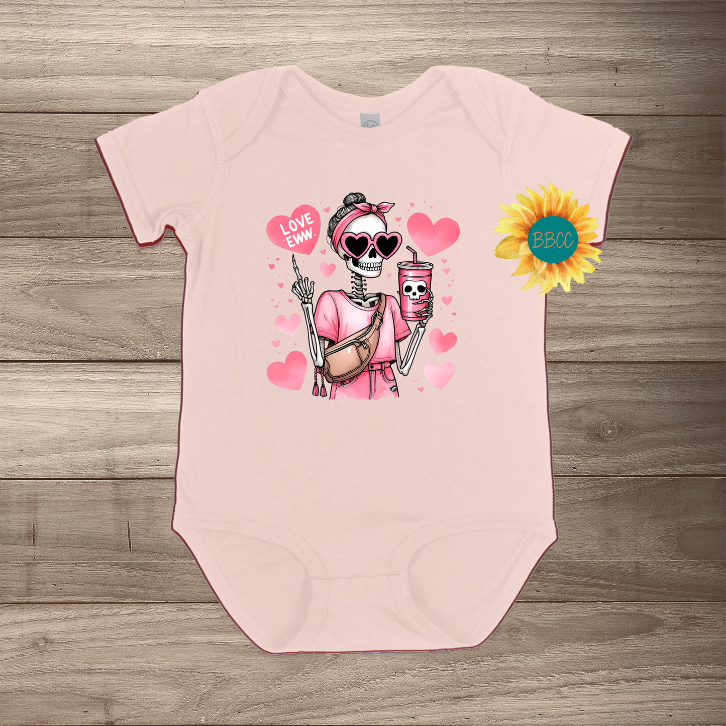 Eww Love Short Sleeve Romper