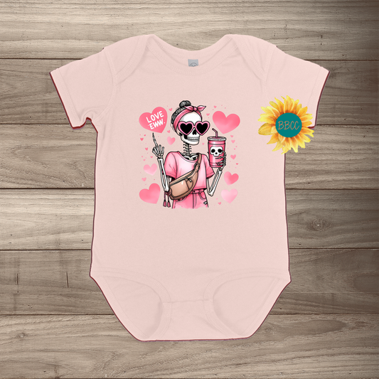 Eww Love Short Sleeve Romper