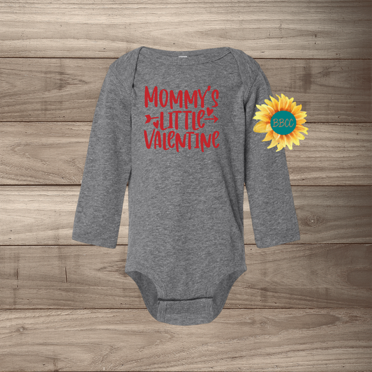 Mommy's Little Valentine Long Sleeve Jumpsuit