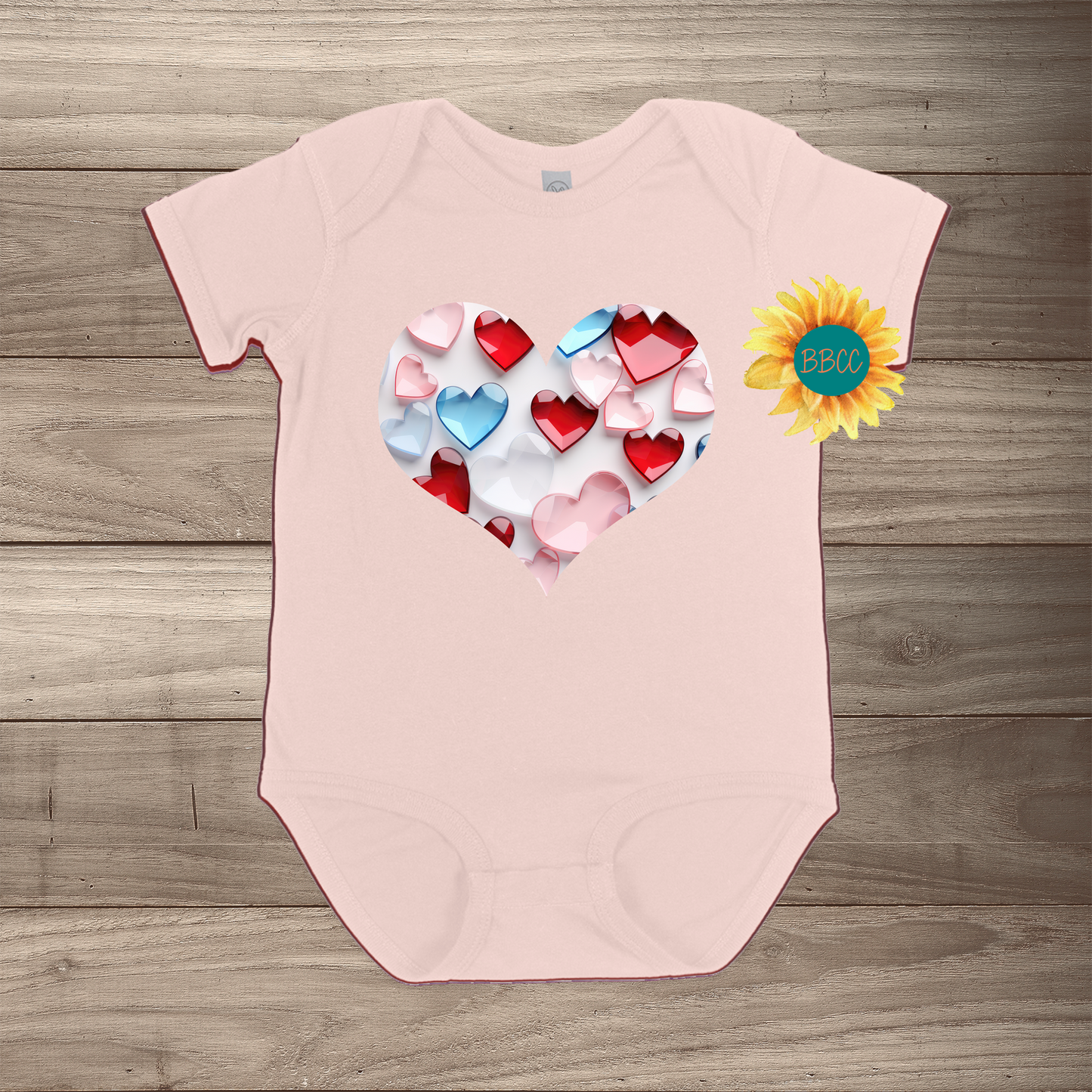 Heart Full of Hearts Short Sleeve Romper