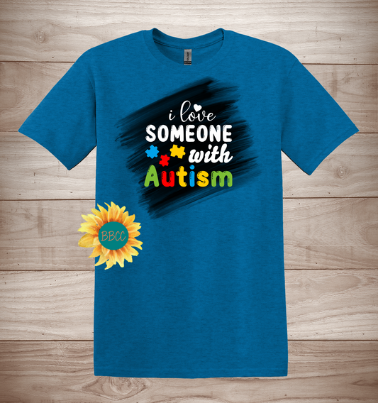 Adult Autism Awareness Love Needs No Love Someone T-Shirt