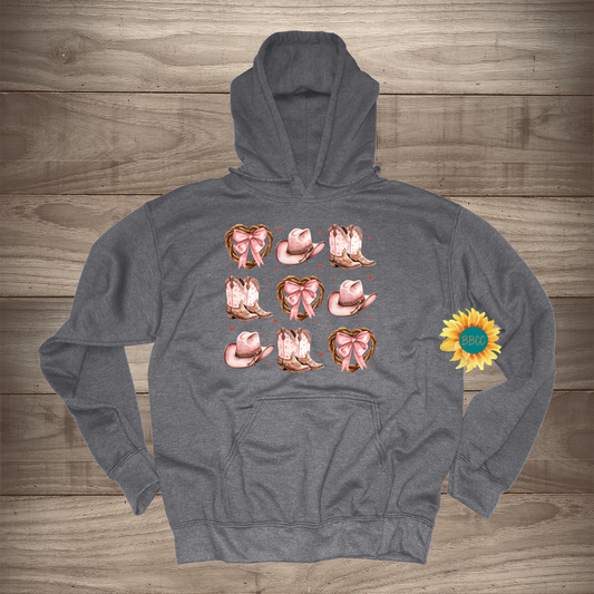 Cowgirl Valentine Hoodie