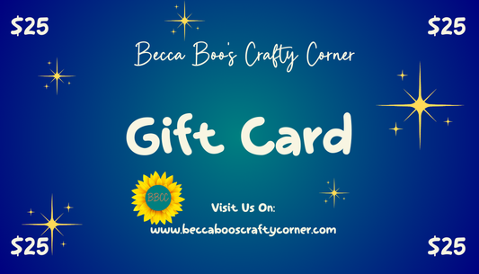 Becca Boo's Crafty Corner Gift Card