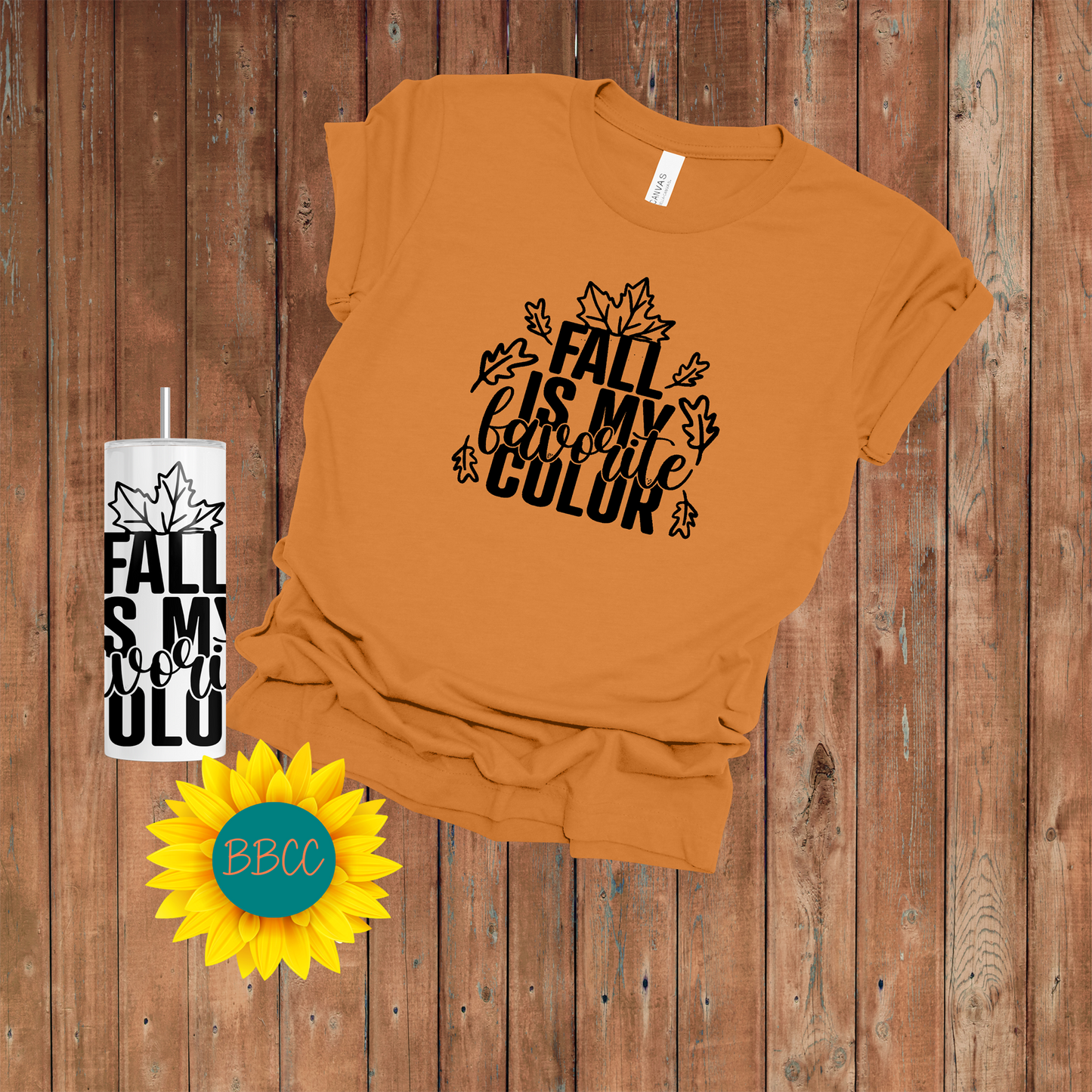 Favorite Color T-Shirt & Tumbler Bundle