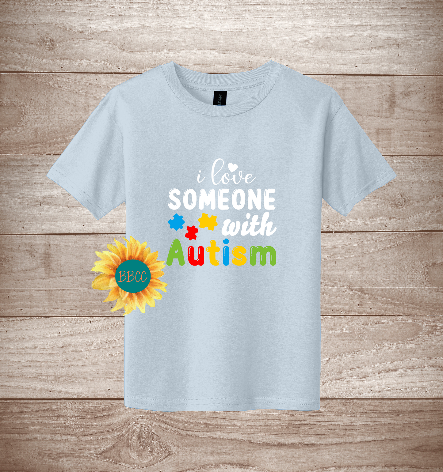 Youth Autism Awareness Love Someone T-Shirt