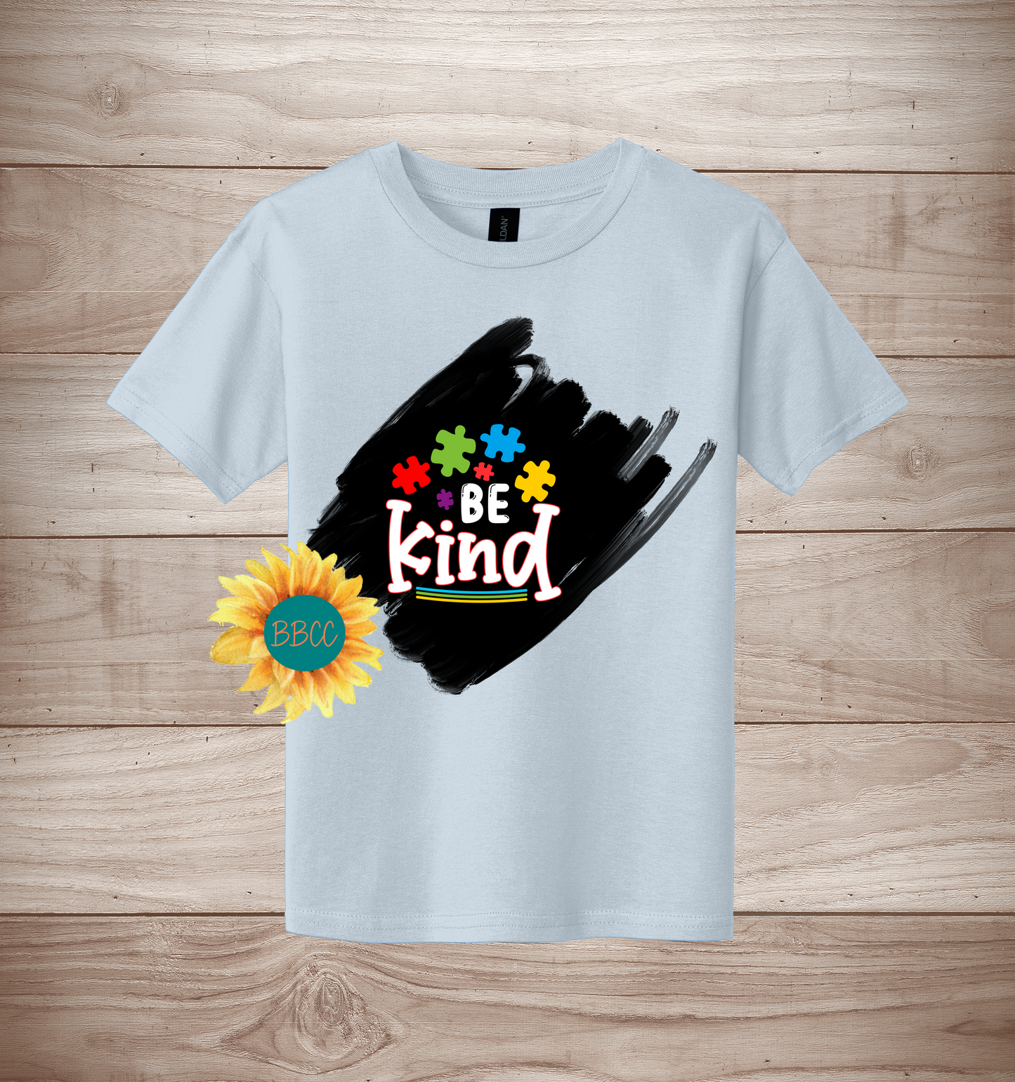 Youth Autism Awareness Be Kind T-Shirt