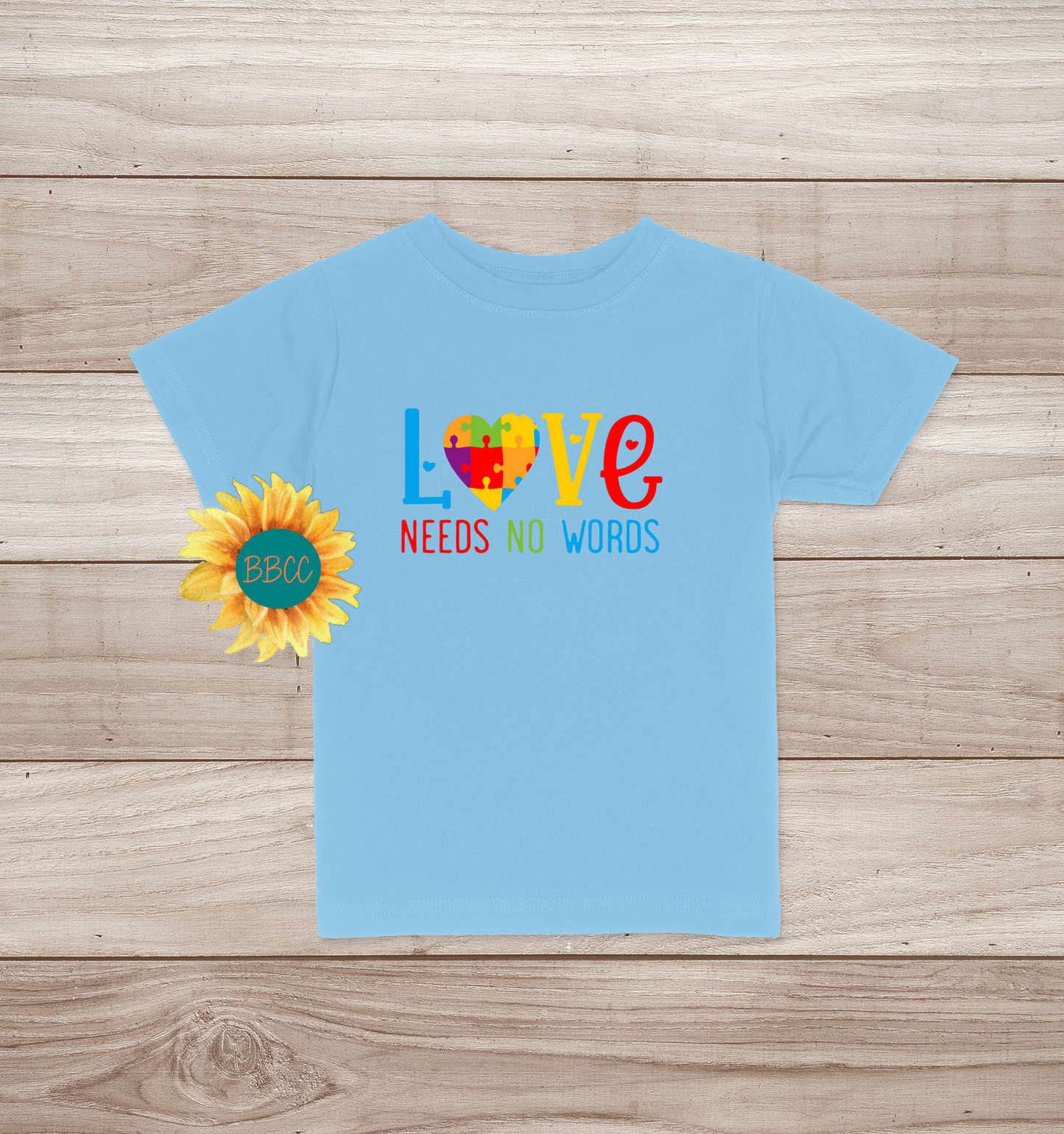 Toddler Autism Awareness Love T-Shirt