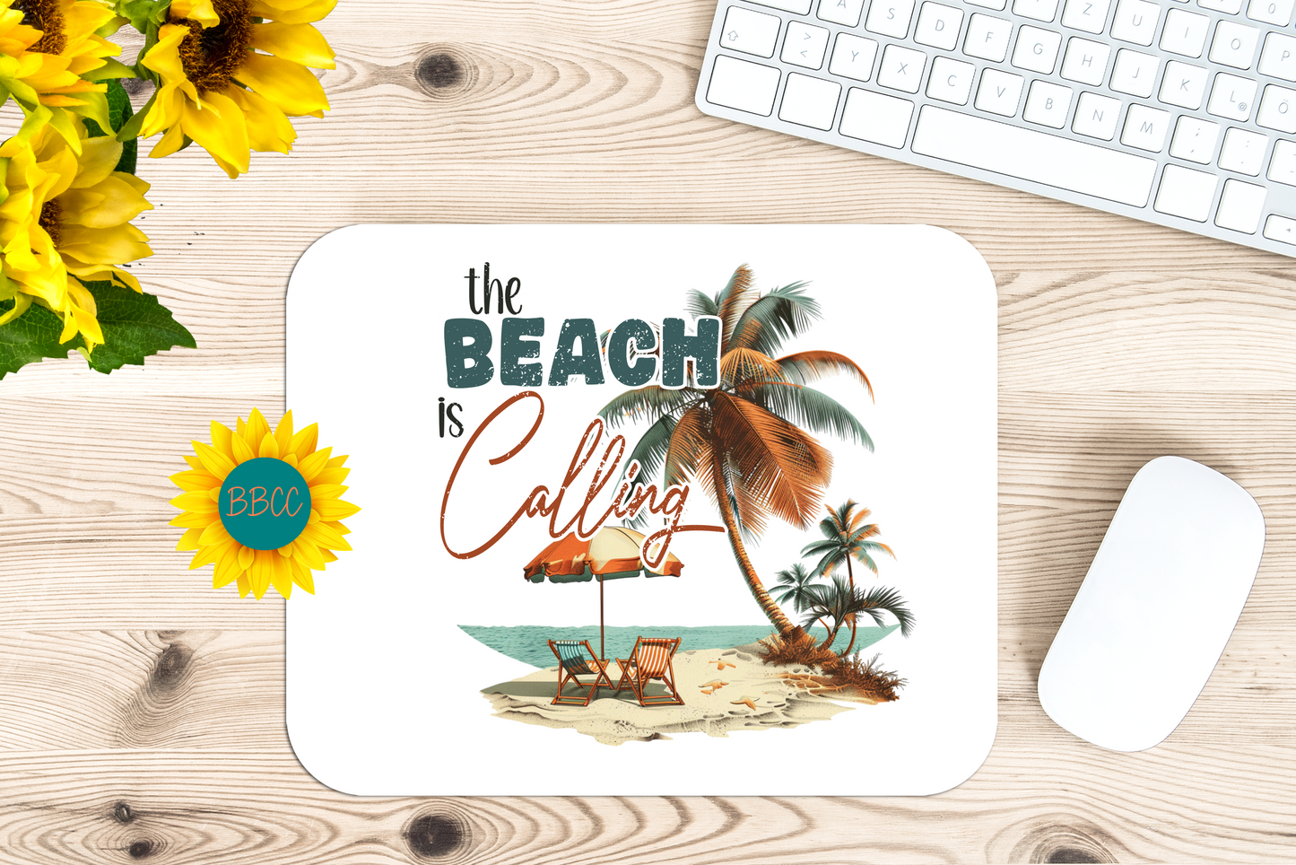 Beach is Calling Mouse Pad