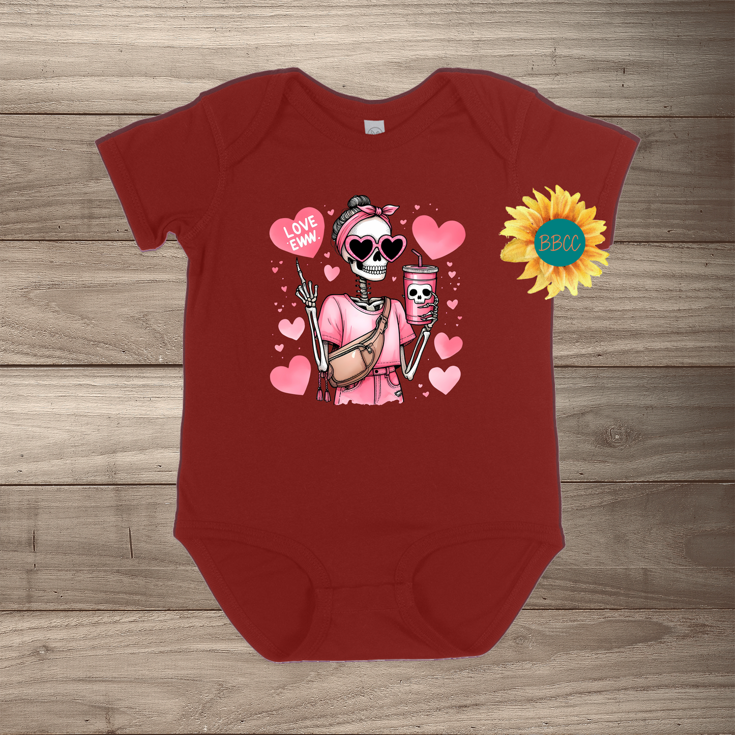 Eww Love Short Sleeve Romper