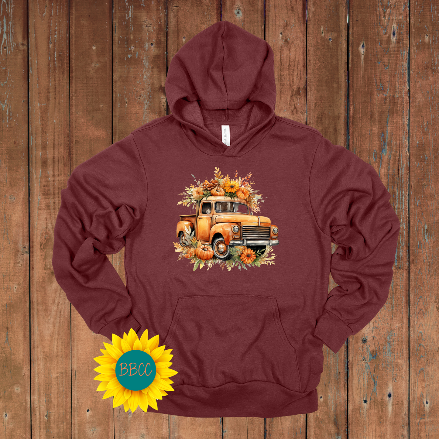 Sunflower Truck Hoodie