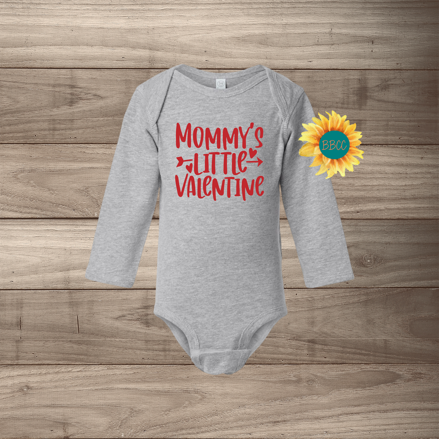 Mommy's Little Valentine Long Sleeve Jumpsuit