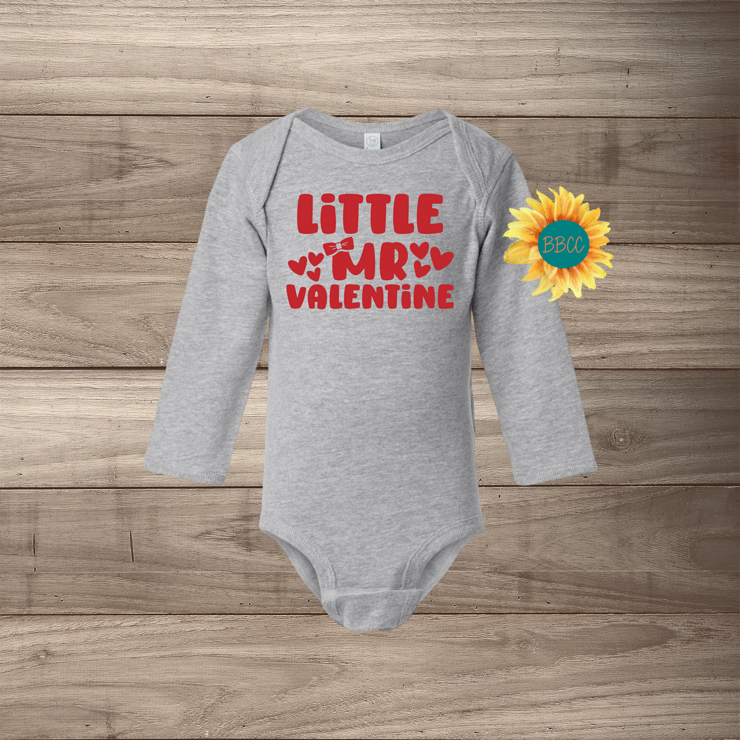 Little Mr Valentine Long Sleeve Jumpsuit