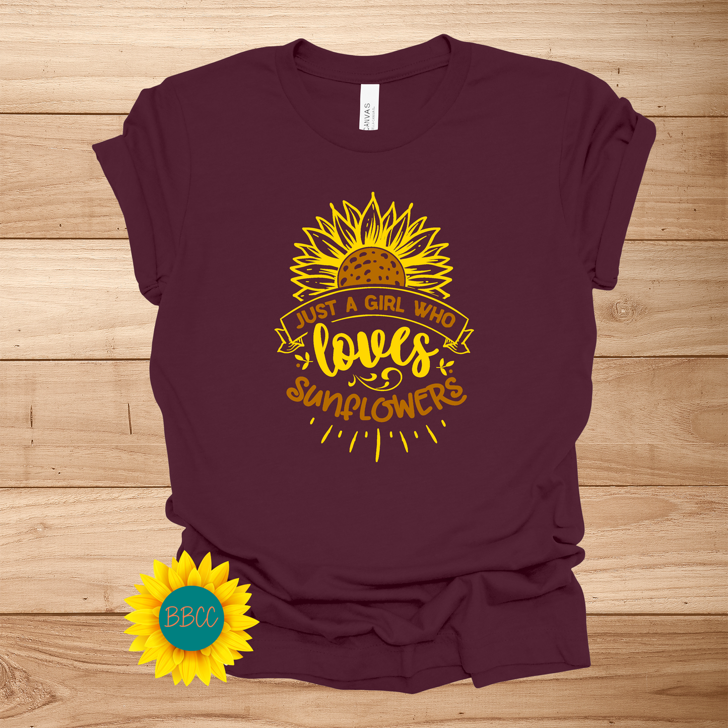 Sunflower Loving Girl T-Shirt