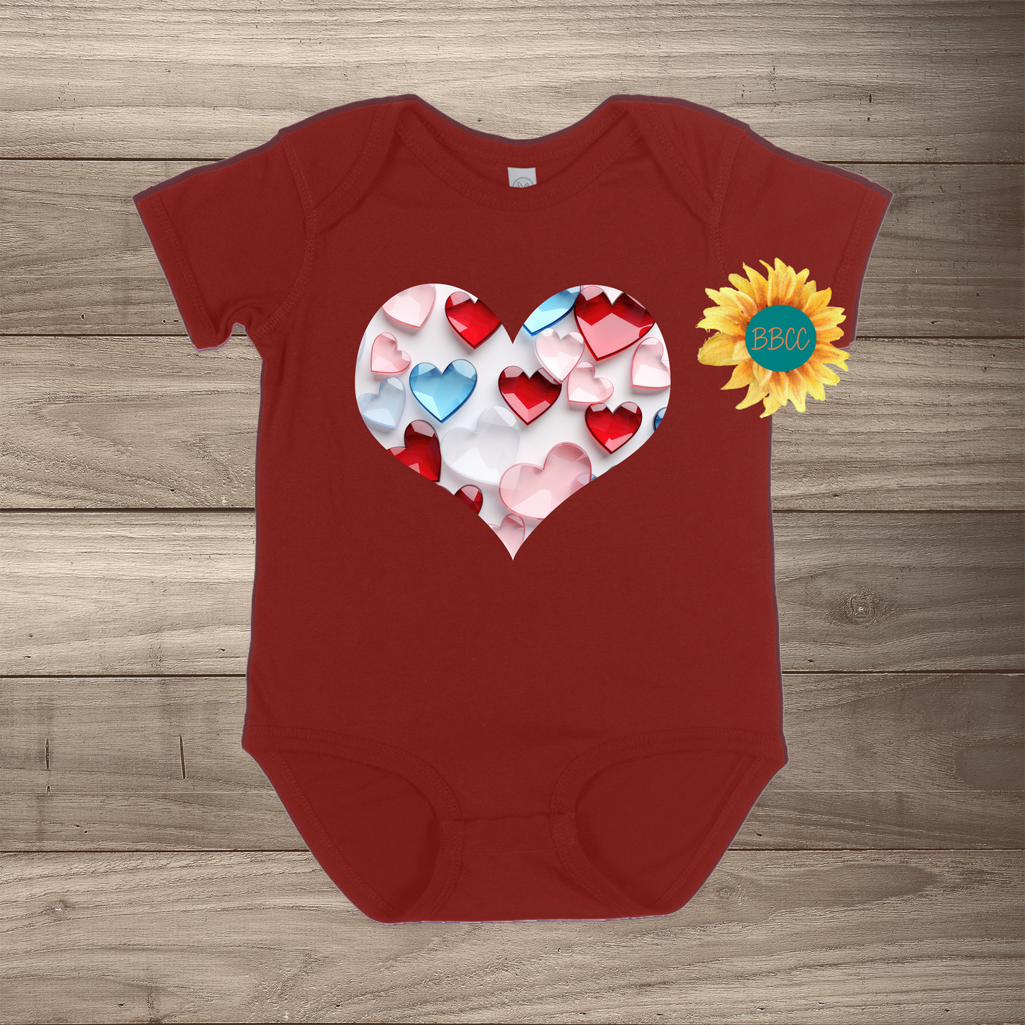 Heart Full of Hearts Short Sleeve Romper