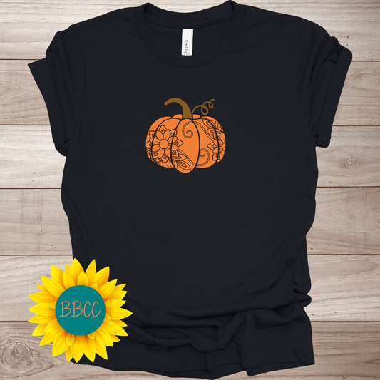 Adult Zen Pumpkin T-Shirt