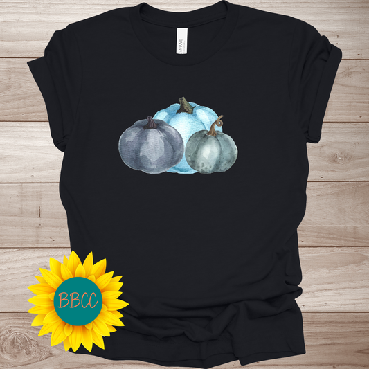 Adult Blue Pumpkins T-Shirt