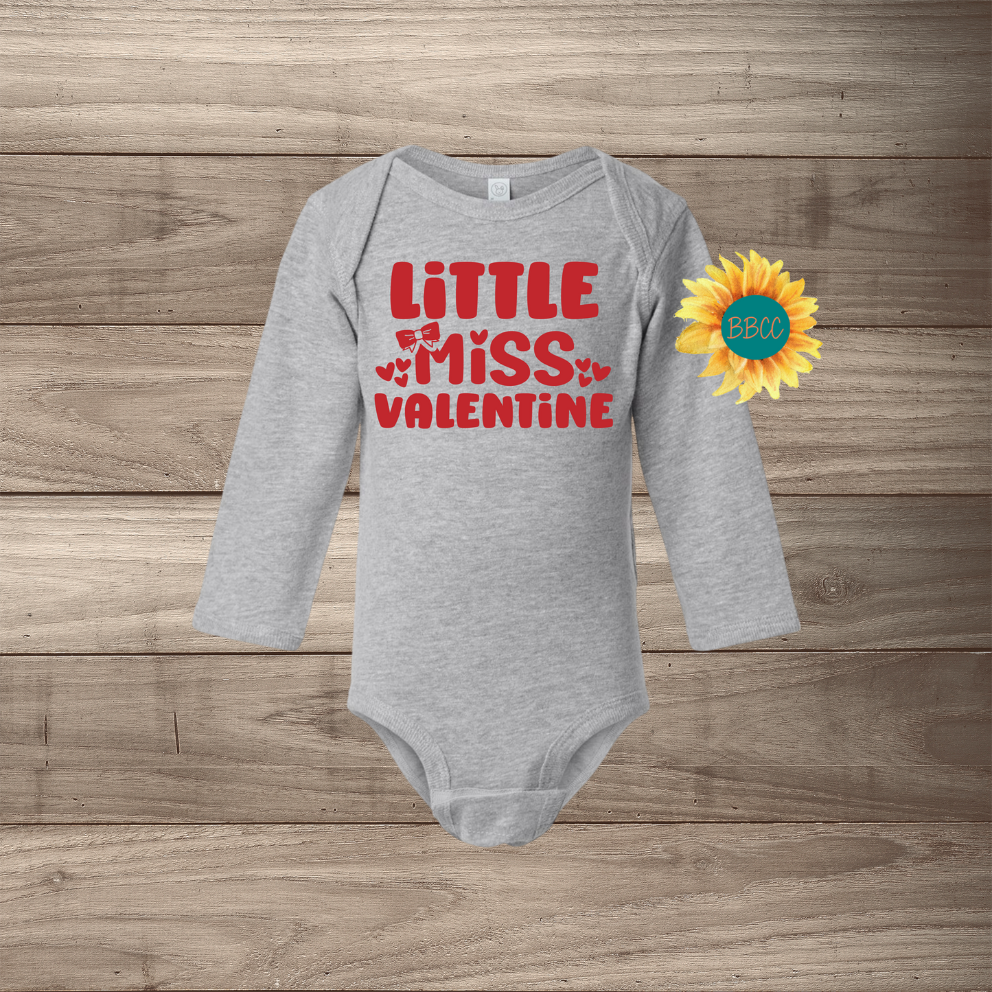 Little Miss Valentine Long Sleeve Jumpsuit