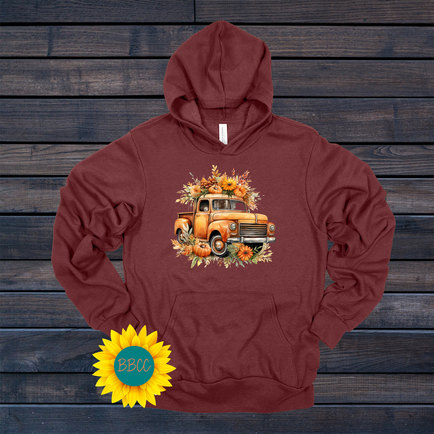 Sunflower Truck Hoodie