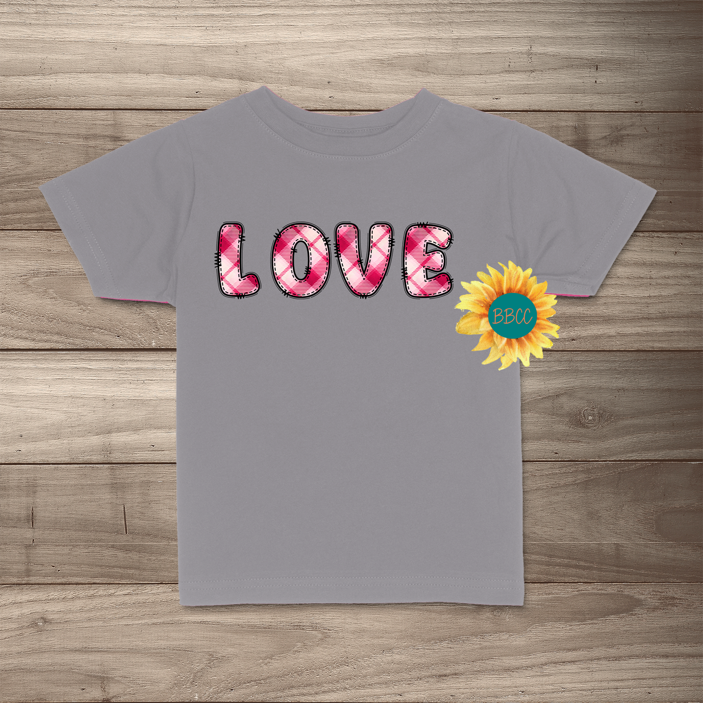 Plaid Love T-Shirt