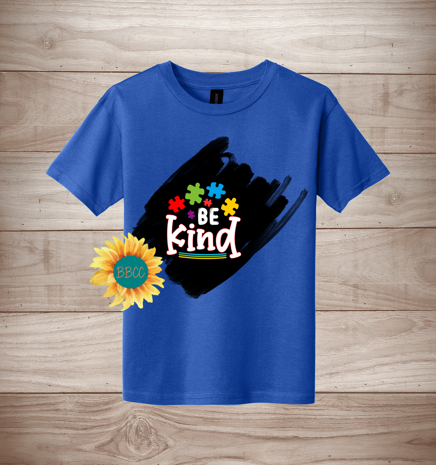 Youth Autism Awareness Be Kind T-Shirt
