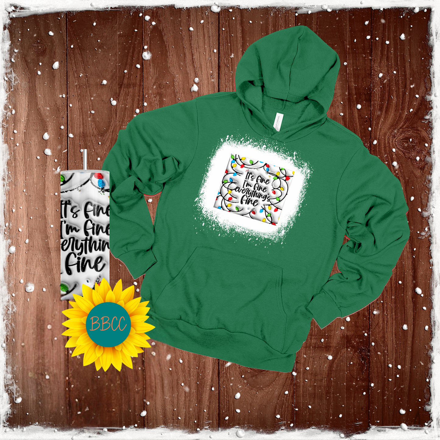 Everything's Fine Hoodie & Tumbler Bundle