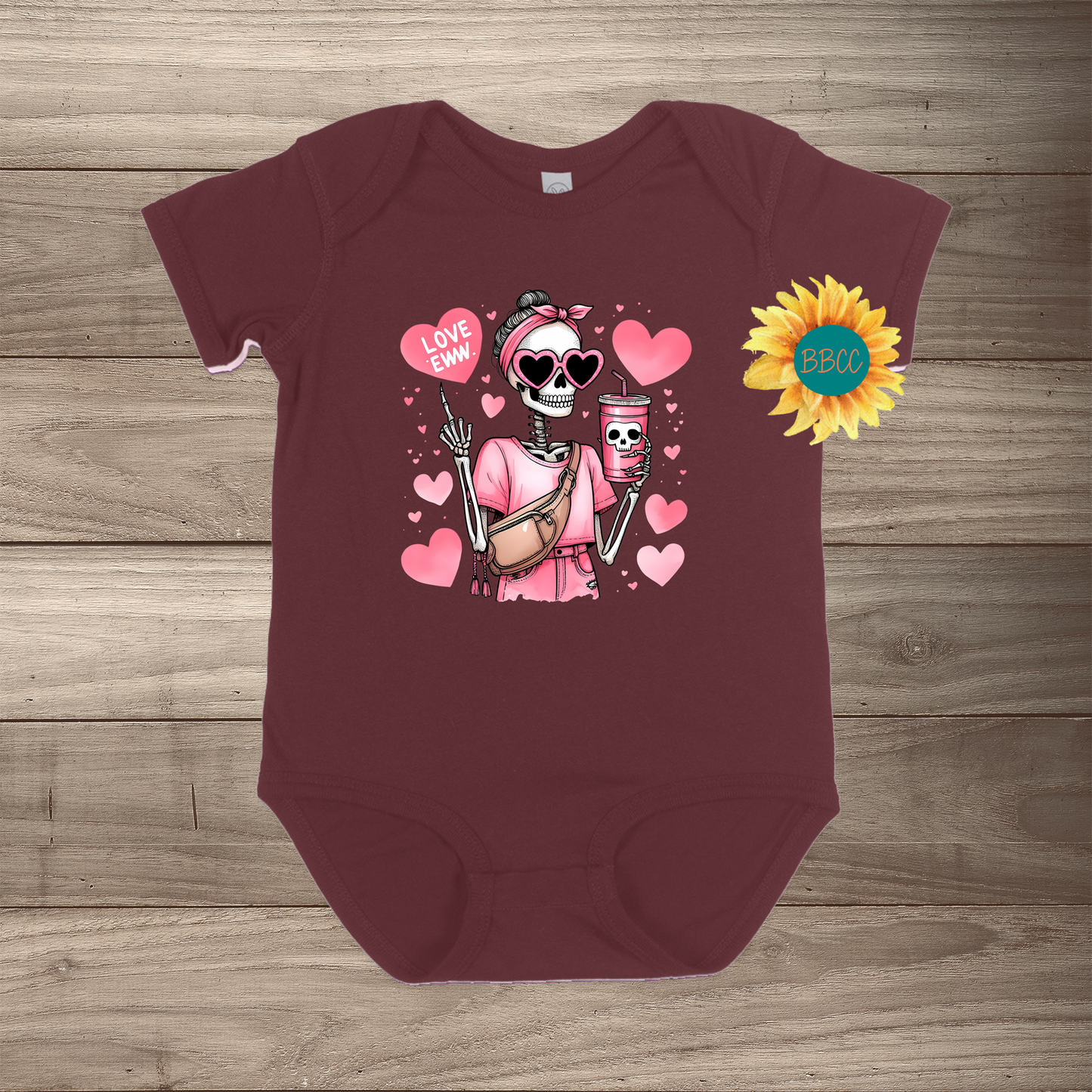 Eww Love Short Sleeve Romper