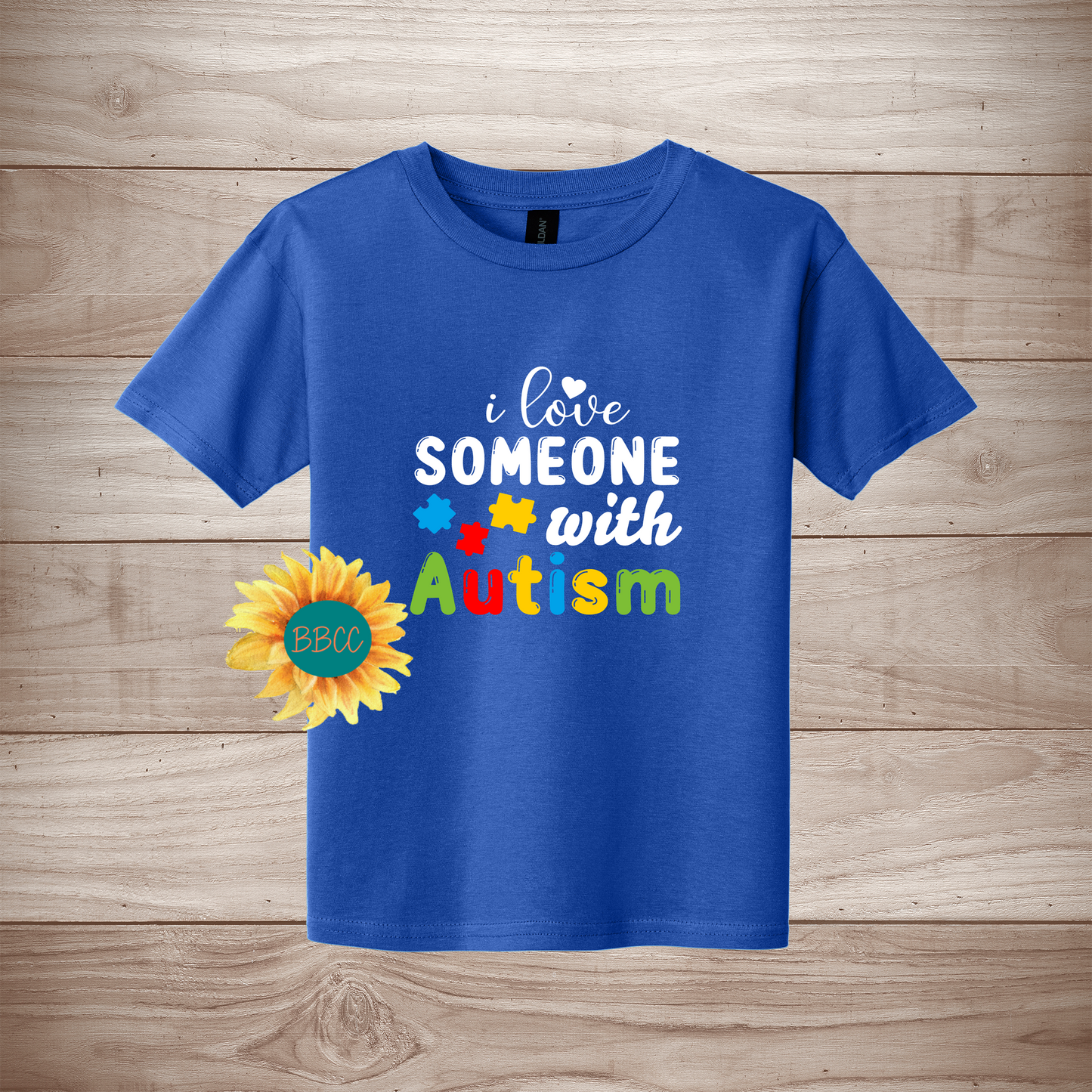 Youth Autism Awareness Love Someone T-Shirt