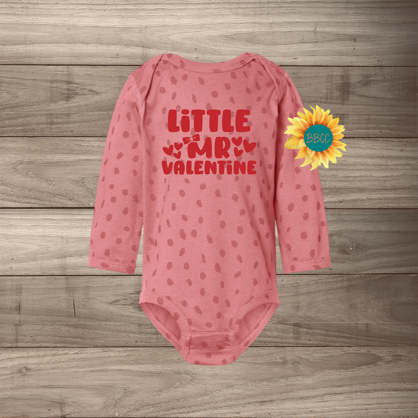 Little Mr Valentine Long Sleeve Jumpsuit
